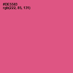 #DE5583 - Mulberry Color Image