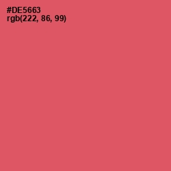 #DE5663 - Cabaret Color Image