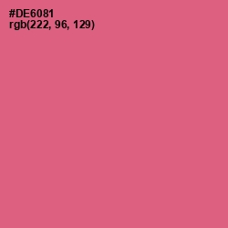 #DE6081 - Charm Color Image