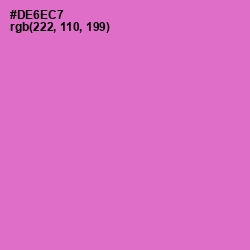 #DE6EC7 - Orchid Color Image