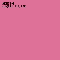 #DE7198 - Charm Color Image