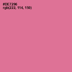 #DE7296 - Charm Color Image