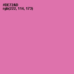 #DE72AD - Hopbush Color Image