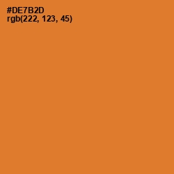 #DE7B2D - Ochre Color Image