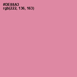 #DE88A3 - Can Can Color Image