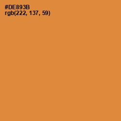 #DE893B - Brandy Punch Color Image