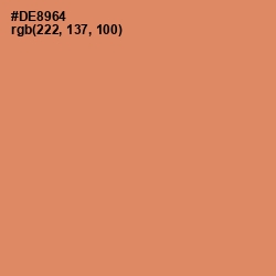 #DE8964 - Copperfield Color Image