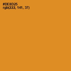 #DE8D25 - Brandy Punch Color Image