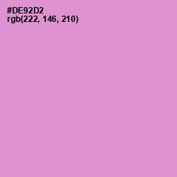 #DE92D2 - Light Orchid Color Image