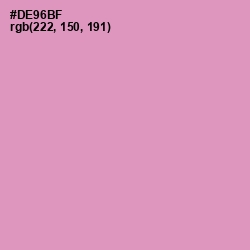 #DE96BF - Careys Pink Color Image