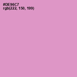 #DE96C7 - Shocking Color Image