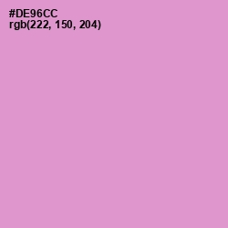 #DE96CC - Light Orchid Color Image