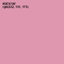#DE97AF - Careys Pink Color Image