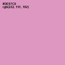 #DE97C0 - Shocking Color Image