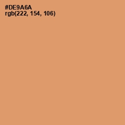 #DE9A6A - Whiskey Color Image