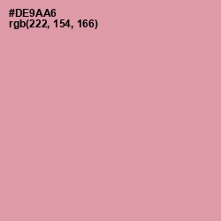 #DE9AA6 - Can Can Color Image