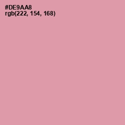 #DE9AA8 - Careys Pink Color Image