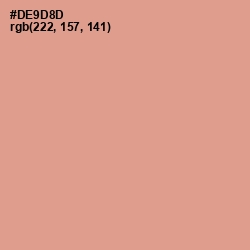 #DE9D8D - My Pink Color Image