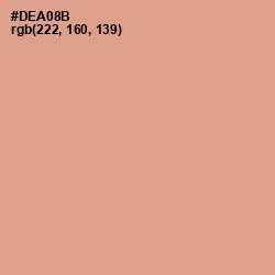 #DEA08B - Tumbleweed Color Image