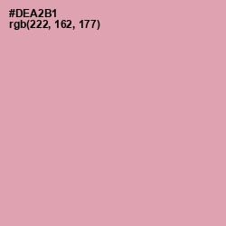 #DEA2B1 - Blossom Color Image