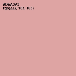 #DEA3A3 - Clam Shell Color Image