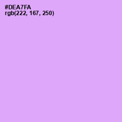 #DEA7FA - Perfume Color Image