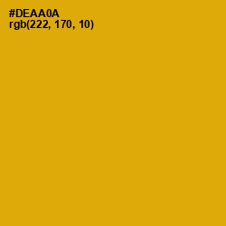 #DEAA0A - Galliano Color Image