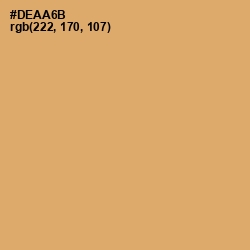 #DEAA6B - Apache Color Image