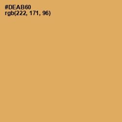 #DEAB60 - Apache Color Image