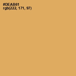 #DEAB61 - Apache Color Image