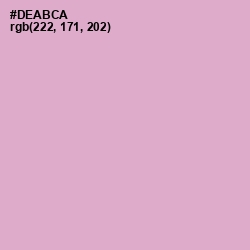 #DEABCA - Lilac Color Image