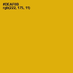 #DEAF0B - Galliano Color Image
