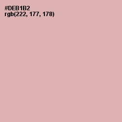 #DEB1B2 - Blossom Color Image