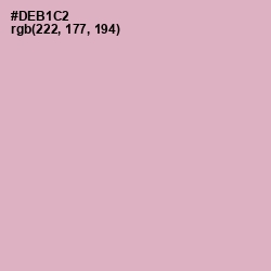 #DEB1C2 - Thistle Color Image