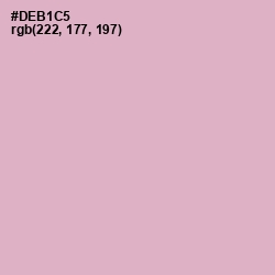 #DEB1C5 - Thistle Color Image