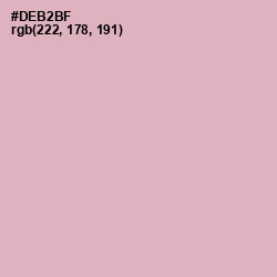 #DEB2BF - Blossom Color Image