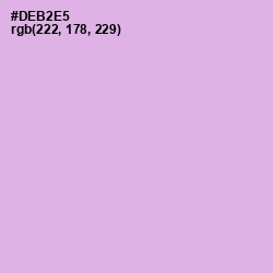 #DEB2E5 - Perfume Color Image