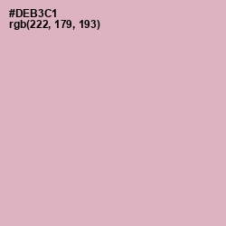 #DEB3C1 - Thistle Color Image