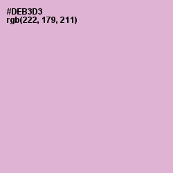 #DEB3D3 - Thistle Color Image