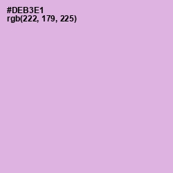 #DEB3E1 - Perfume Color Image