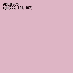 #DEB5C5 - Thistle Color Image