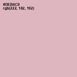 #DEB6C0 - Thistle Color Image