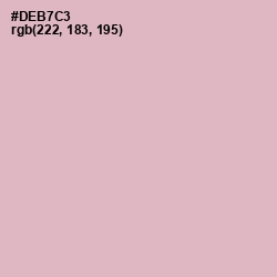 #DEB7C3 - Thistle Color Image