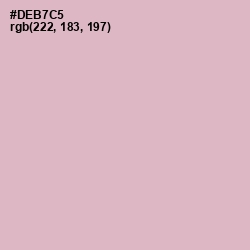 #DEB7C5 - Thistle Color Image