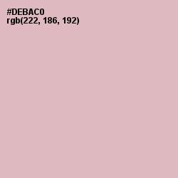 #DEBAC0 - Thistle Color Image