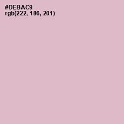 #DEBAC9 - Thistle Color Image