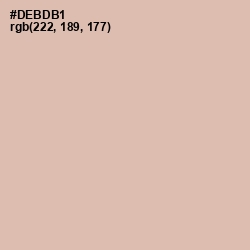 #DEBDB1 - Blossom Color Image