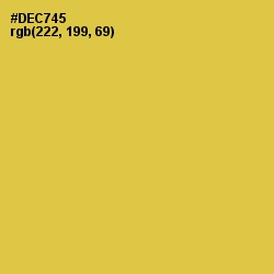 #DEC745 - Wattle Color Image