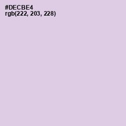 #DECBE4 - Prelude Color Image