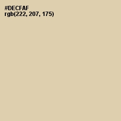 #DECFAF - Akaroa Color Image